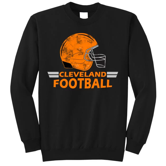 Vintage Cleveland Football Helmet Sweatshirt