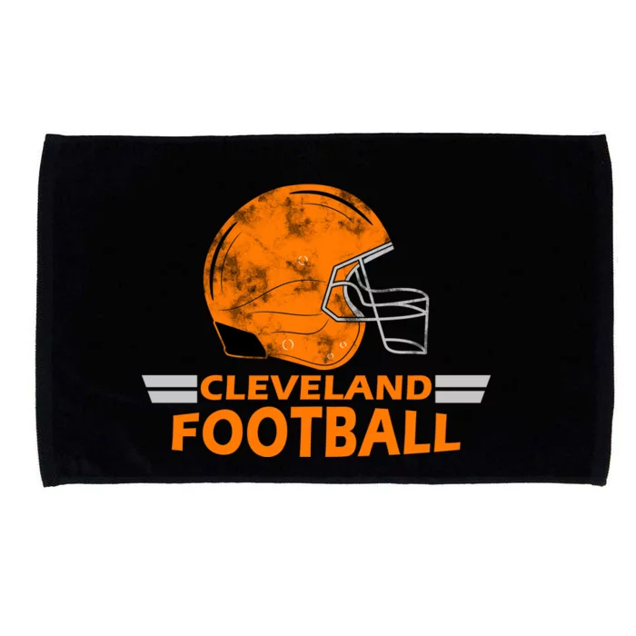 Vintage Cleveland Football Helmet Microfiber Hand Towel