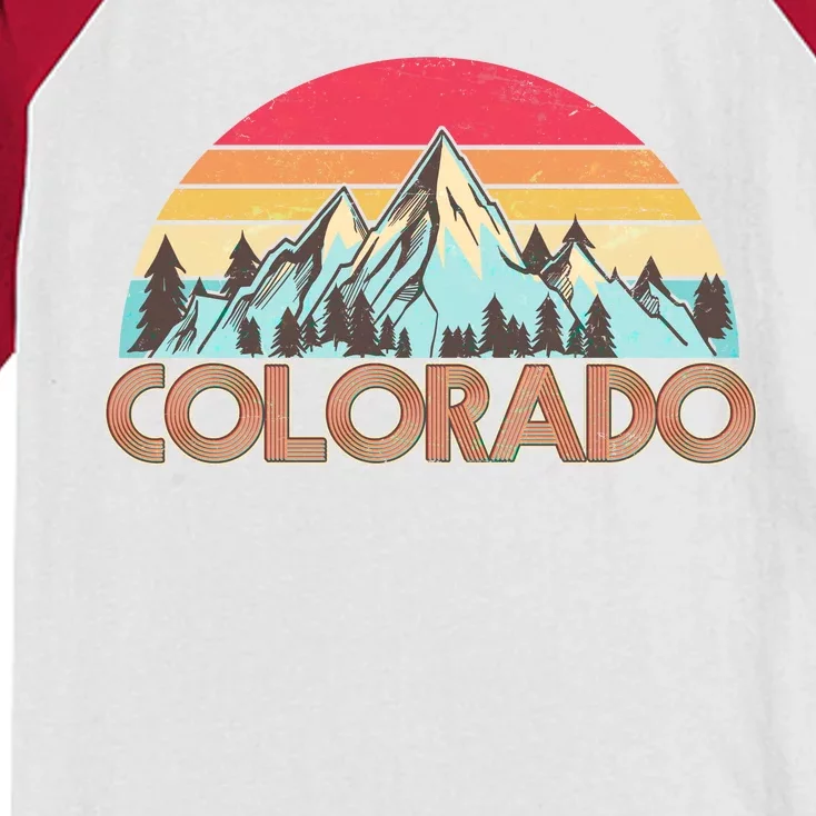 Vintage Colorado Classic Logo Kids Colorblock Raglan Jersey