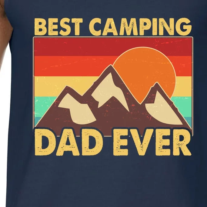 Vintage Colors Best Camping Dad Ever Comfort Colors® Tank Top