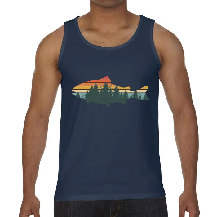 Vintage Colors Forest Bass Fish Comfort Colors® Tank Top