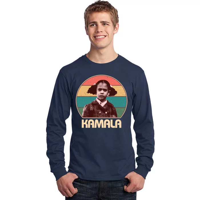 Vintage Colors Kamala Harris Childhood Photo Tall Long Sleeve T-Shirt