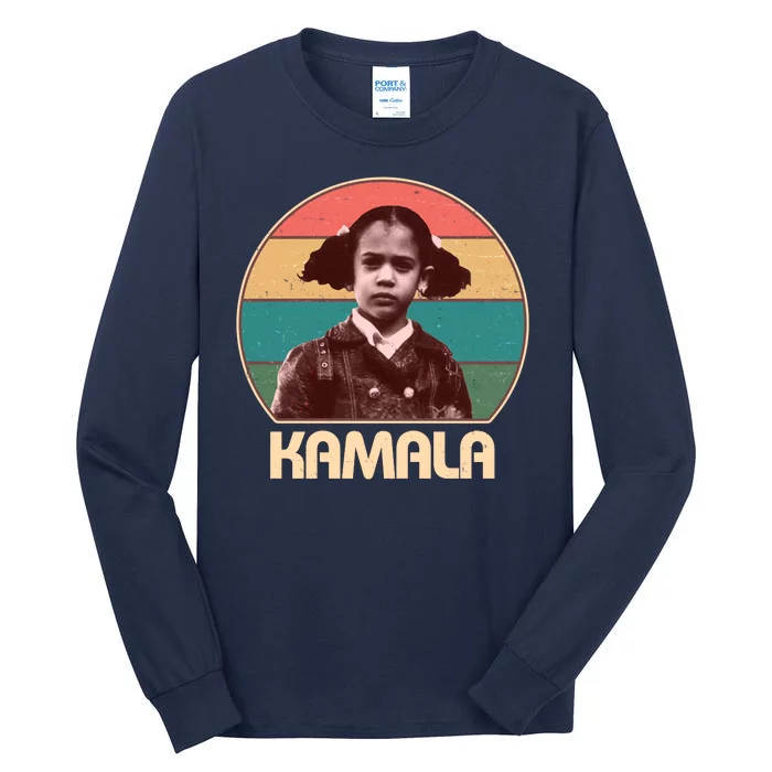 Vintage Colors Kamala Harris Childhood Photo Tall Long Sleeve T-Shirt