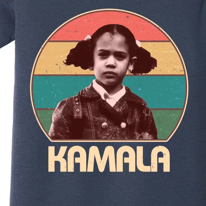 Vintage Colors Kamala Harris Childhood Photo Baby Bodysuit