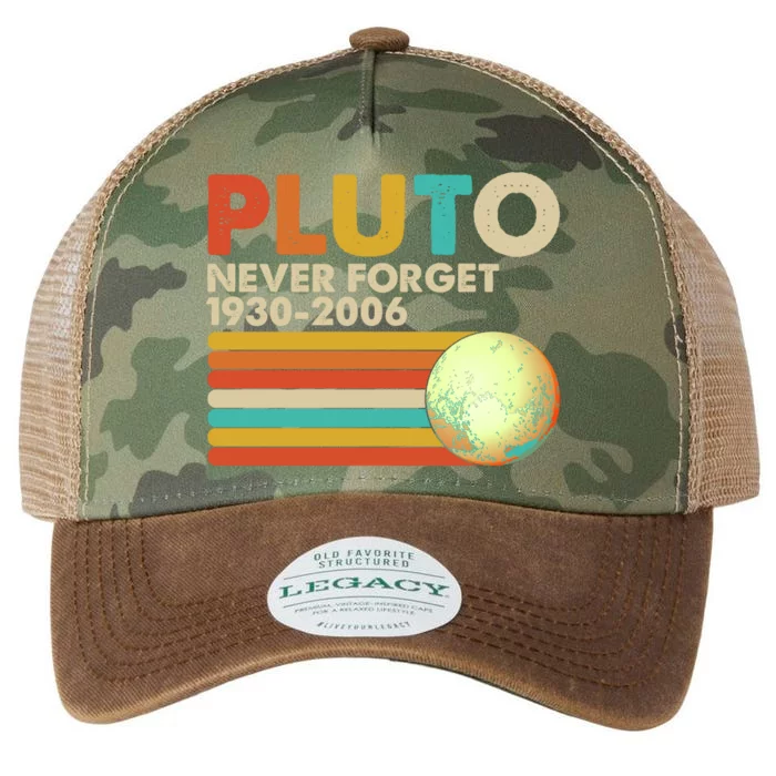 Vintage Colors Pluto Never Forget 1930-2006 Legacy Tie Dye Trucker Hat