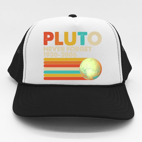 Vintage Colors Pluto Never Forget 1930-2006 Trucker Hat