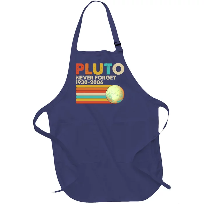 Vintage Colors Pluto Never Forget 1930-2006 Full-Length Apron With Pocket