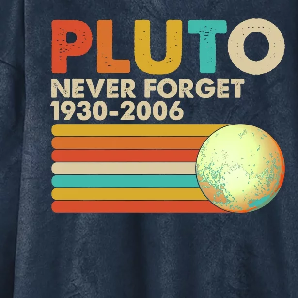 Vintage Colors Pluto Never Forget 1930-2006 Hooded Wearable Blanket