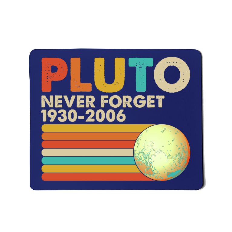 Vintage Colors Pluto Never Forget 1930-2006 Mousepad