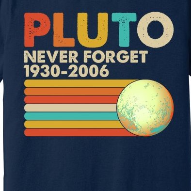 Vintage Colors Pluto Never Forget 1930-2006 Premium T-Shirt
