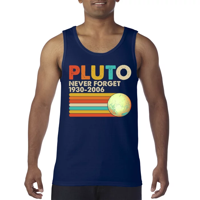 Vintage Colors Pluto Never Forget 1930-2006 Tank Top