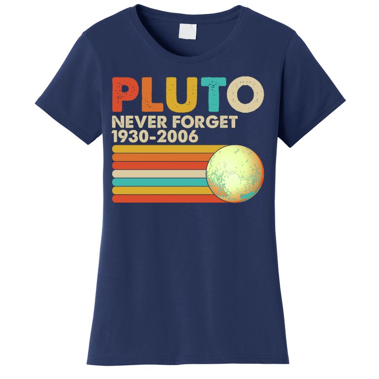 Vintage Colors Pluto Never Forget 1930-2006 Women's T-Shirt
