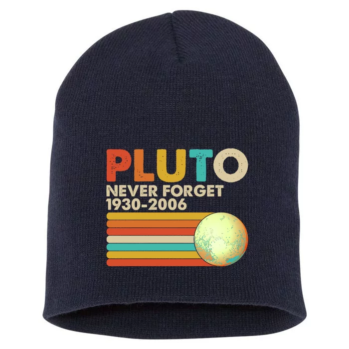 Vintage Colors Pluto Never Forget 1930-2006 Short Acrylic Beanie