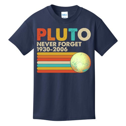 Vintage Colors Pluto Never Forget 1930-2006 Kids T-Shirt