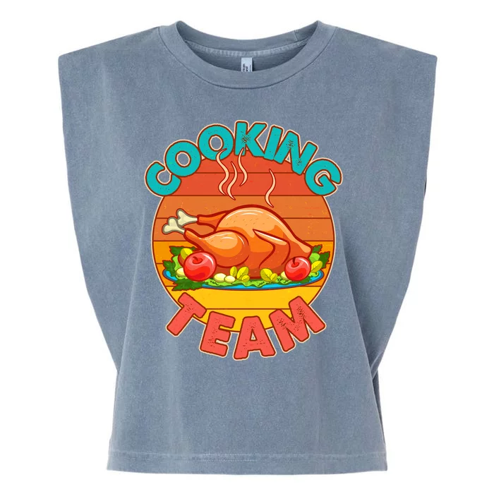 Vintage Cooking Team Emblem Garment-Dyed Women's Muscle Tee