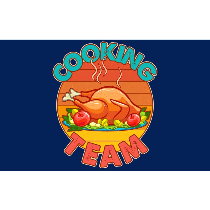 Vintage Cooking Team Emblem Bumper Sticker