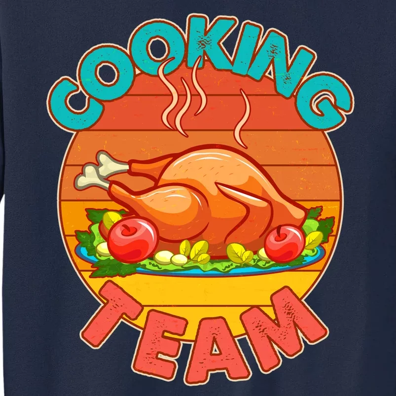 Vintage Cooking Team Emblem Tall Sweatshirt