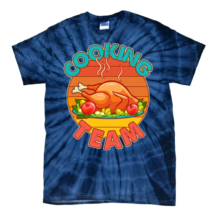 Vintage Cooking Team Emblem Tie-Dye T-Shirt