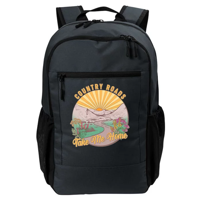 Vintage Country Roads Take Me Home Daily Commute Backpack