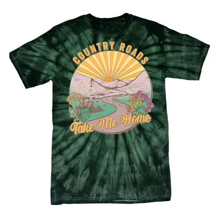 Vintage Country Roads Take Me Home Tie-Dye T-Shirt