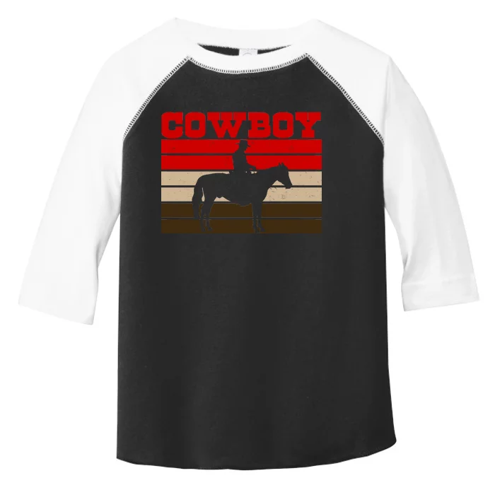 Vintage Cowboy Logo Toddler Fine Jersey T-Shirt