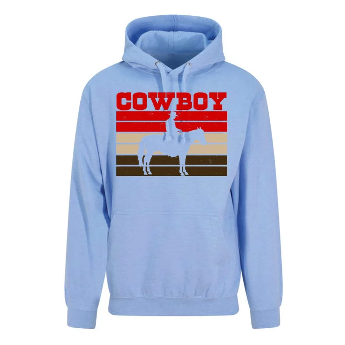 Vintage Cowboy Logo Unisex Surf Hoodie