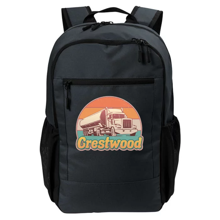 Vintage Crestwood Tanker Truck Daily Commute Backpack