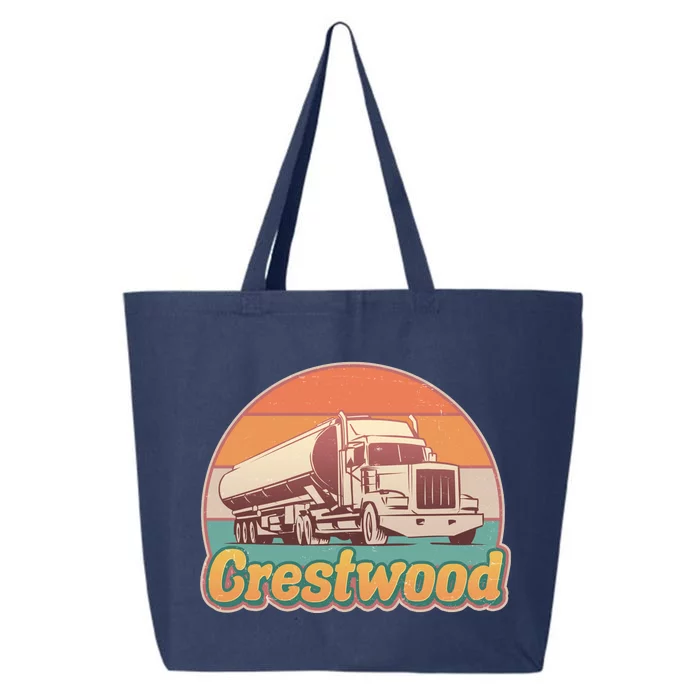 Vintage Crestwood Tanker Truck 25L Jumbo Tote