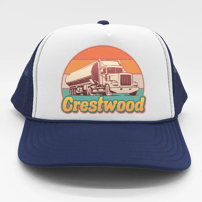 Vintage Crestwood Tanker Truck Trucker Hat