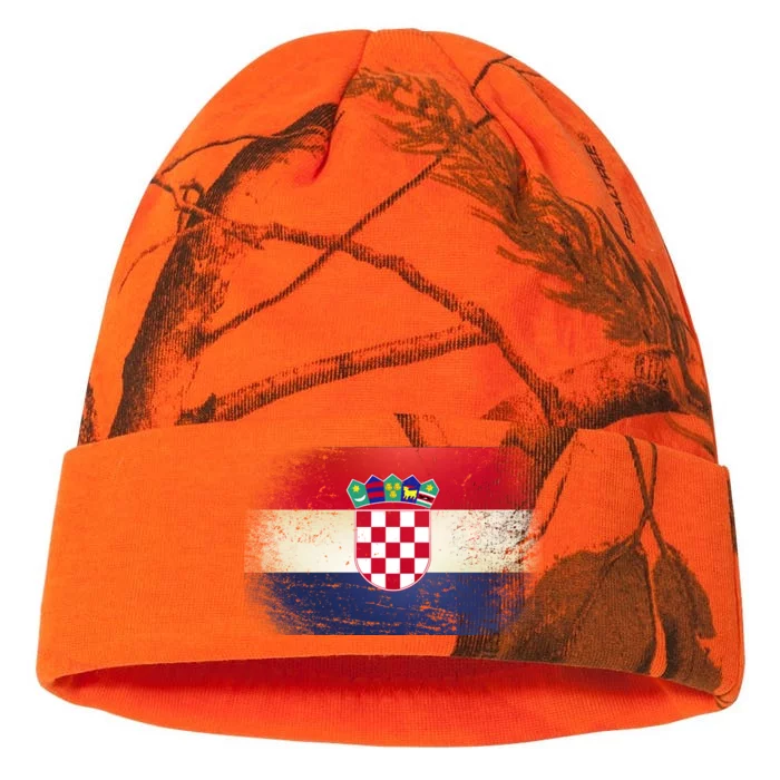 Vintage Croatia Flag Kati - 12in Camo Beanie