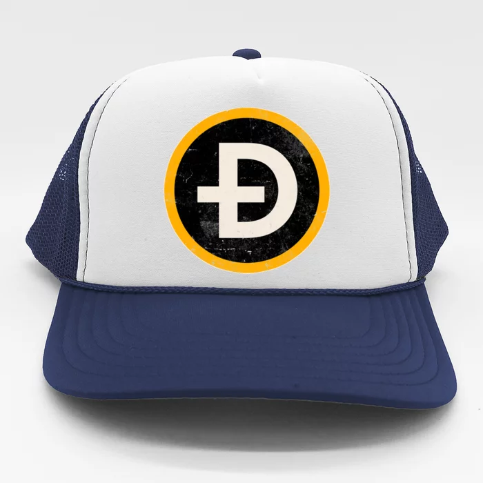 Vintage Crypto Dogecoin Trucker Hat