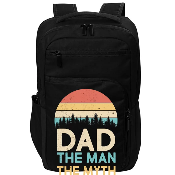 Vintage Dad Man Myth The Bad Influence Impact Tech Backpack