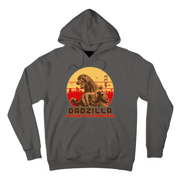 Vintage Dadzilla Father of the Monsters Tall Hoodie