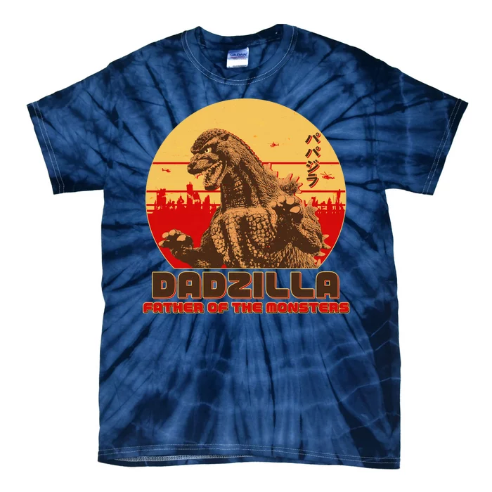 Vintage Dadzilla Father of the Monsters Tie-Dye T-Shirt