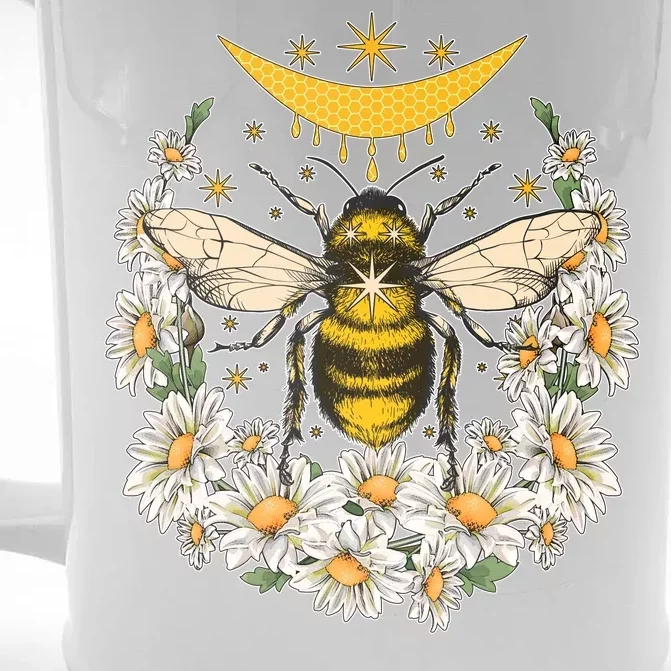 Vintage Daisy Honey Moon Bee Front & Back Beer Stein