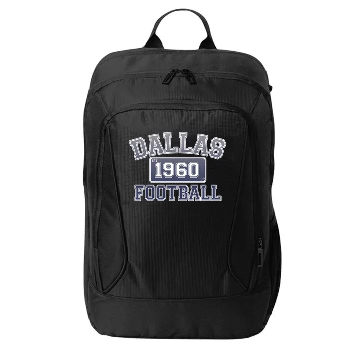 Vintage Dallas Texas Football Est 1960 City Backpack