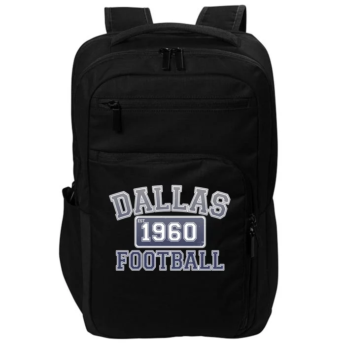 Vintage Dallas Texas Football Est 1960 Impact Tech Backpack