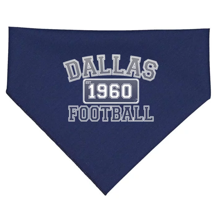 Vintage Dallas Texas Football Est 1960 USA-Made Doggie Bandana