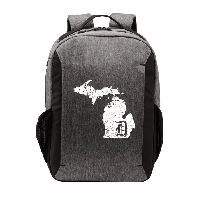 Vintage Detroit, Michigan Old English D Vector Backpack