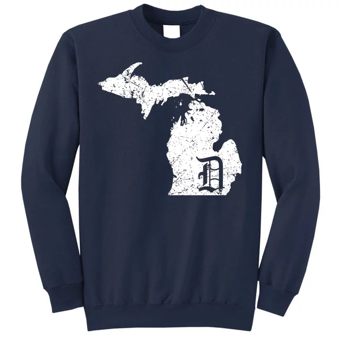 Vintage Detroit, Michigan Old English D Sweatshirt