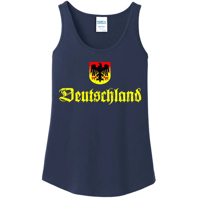 Vintage Deutschland German Logo Ladies Essential Tank