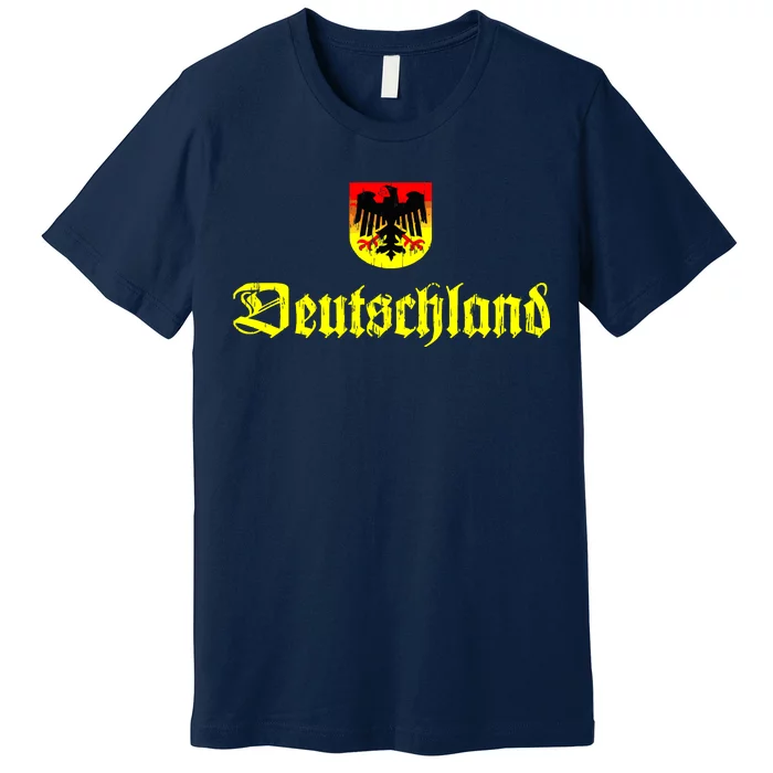 Vintage Deutschland German Logo Premium T-Shirt