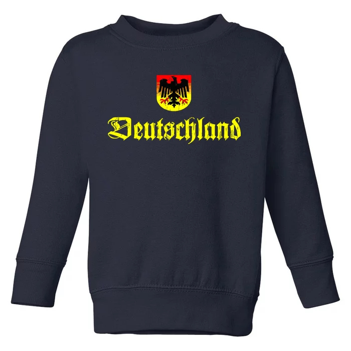 Vintage Deutschland German Logo Toddler Sweatshirt