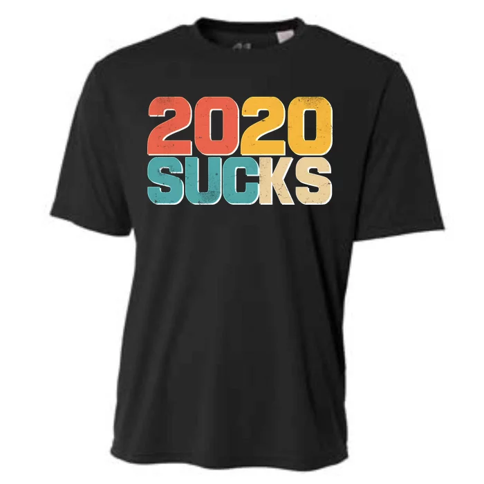 Vintage Distressed 2020 Sucks Cooling Performance Crew T-Shirt