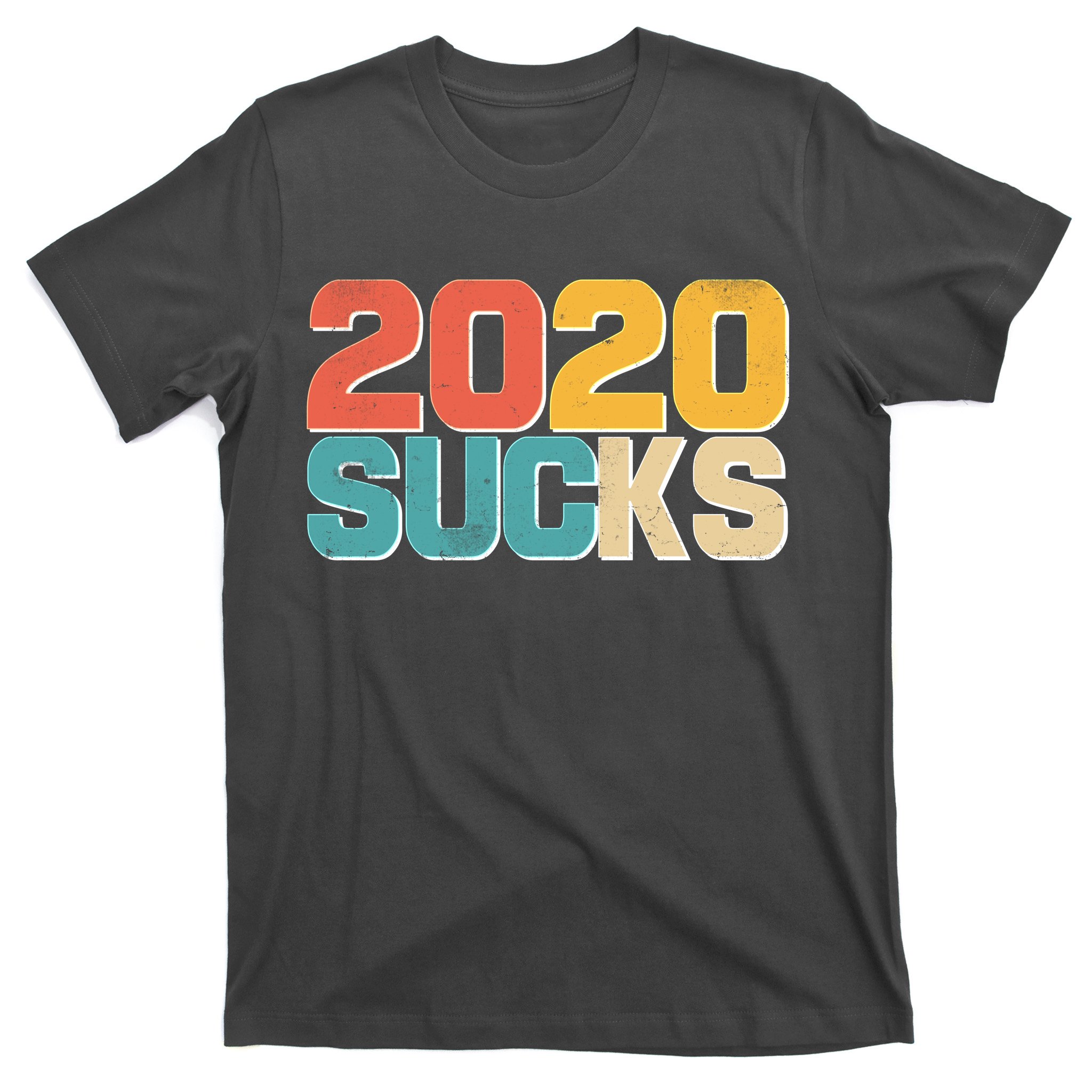 Distressed 2020 Pandemic Quote Small White T Shirt