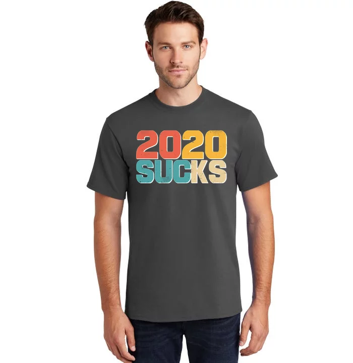 Vintage Distressed 2020 Sucks Tall T-Shirt