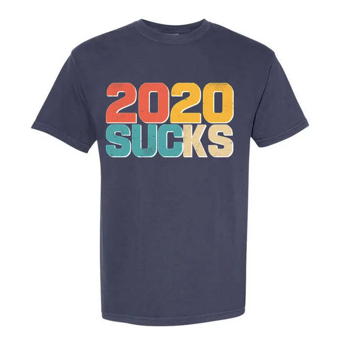 Vintage Distressed 2020 Sucks Garment-Dyed Heavyweight T-Shirt