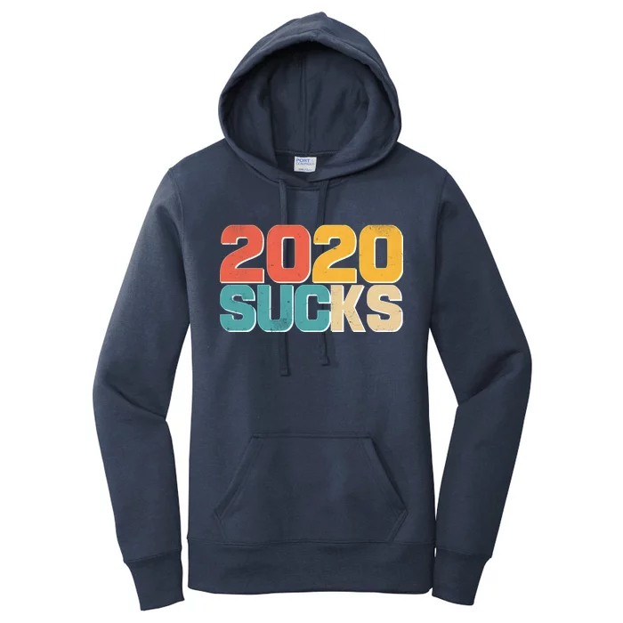 Vintage Distressed 2020 Sucks Women's Pullover Hoodie