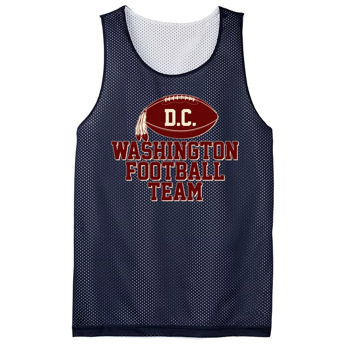 Vintage Distressed Washington DC Football Team Mesh Reversible Basketball Jersey Tank