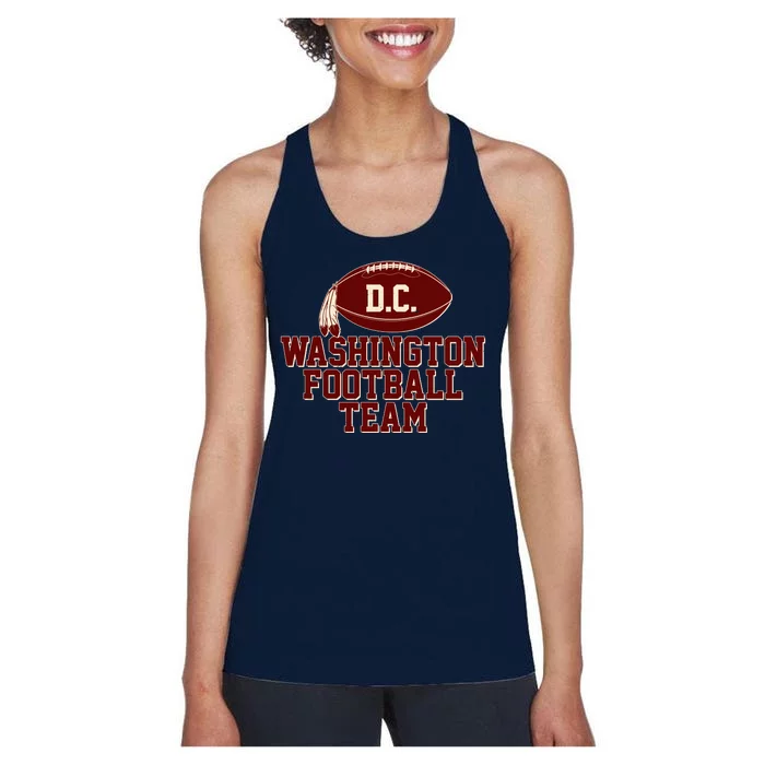 Vintage Distressed Washington DC Football Team Women's Racerback Tank